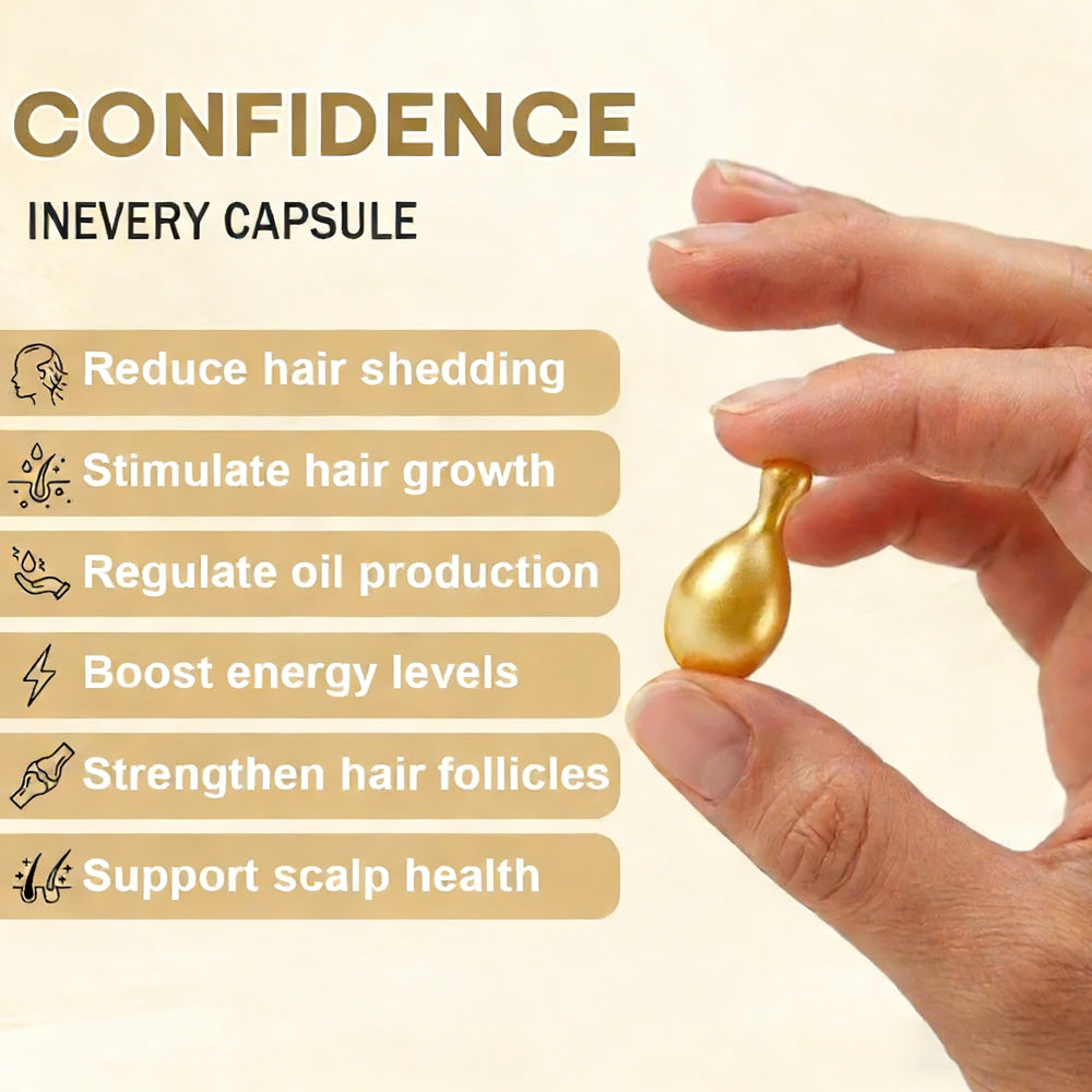 Best Seller 🎉limited-time discount | Acezozla® Hair Regrowth Capsules 💖Revive Follicles, Boost Hair Volume