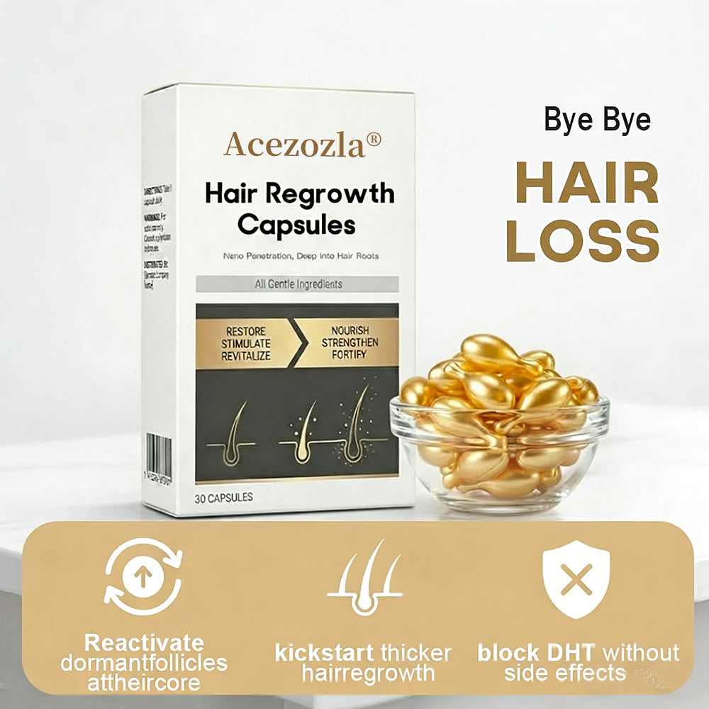 Best Seller 🎉limited-time discount | Acezozla® Hair Regrowth Capsules 💖Revive Follicles, Boost Hair Volume