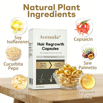 Best Seller 🎉limited-time discount | Acezozla® Hair Regrowth Capsules 💖Revive Follicles, Boost Hair Volume