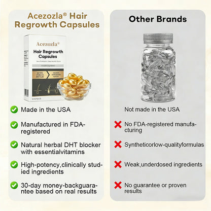 Best Seller 🎉limited-time discount | Acezozla® Hair Regrowth Capsules 💖Revive Follicles, Boost Hair Volume