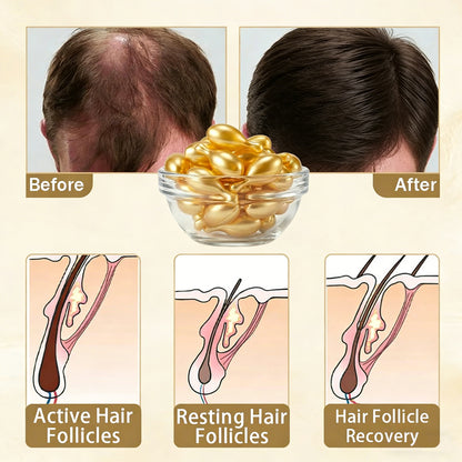 Best Seller 🎉limited-time discount | Acezozla® Hair Regrowth Capsules 💖Revive Follicles, Boost Hair Volume